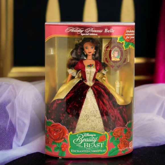 Holiday Princess Belle Special Edition Barbie Disney 1997 Beauty